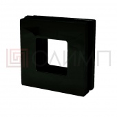 О-56 Кноб комплект Black квадрат врезная по выгодной цене от компании ОЛИМП, производителя фурнитуры