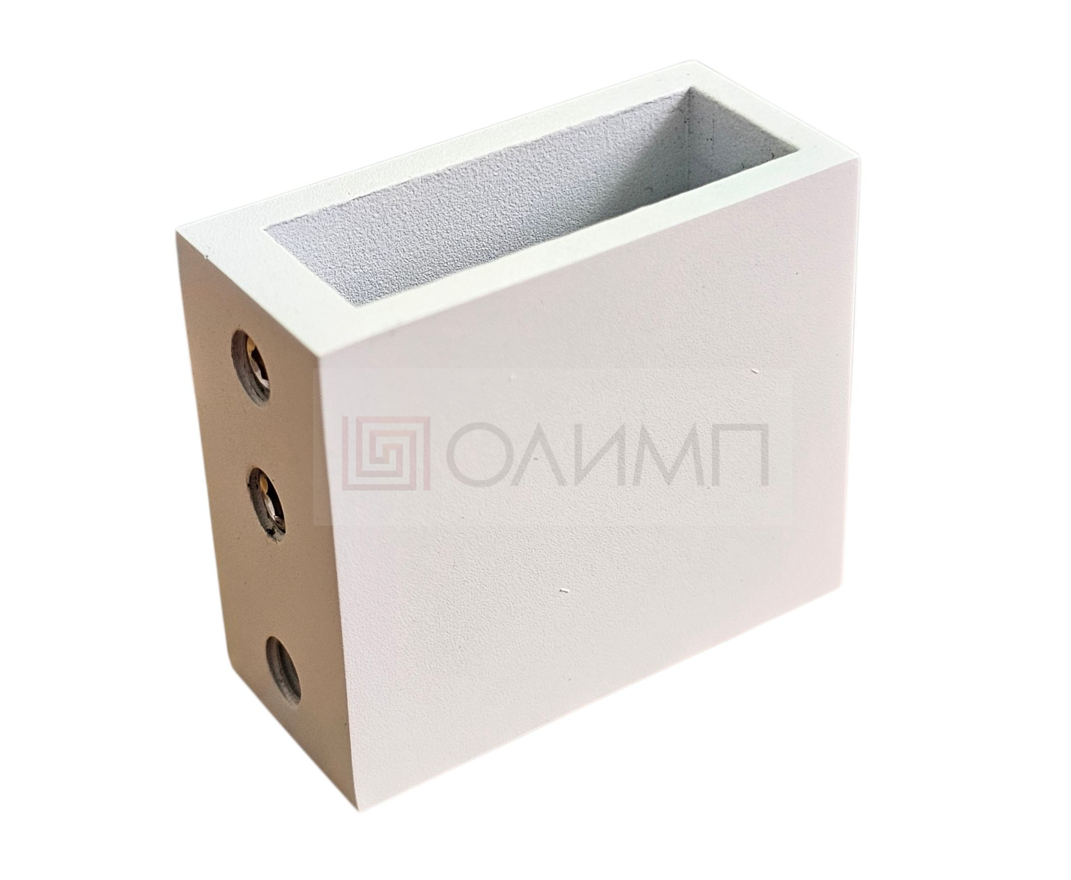 О-012 White SUS 304 Крепление трека 30х10 mm к стене
