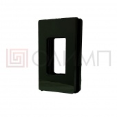 О-57 Кноб комплект Black врезная 120мм х 70мм (межосевое 100мм) по выгодной цене от компании ОЛИМП, производителя фурнитуры
