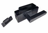 O-013B Smart Black Замок электронный с нажимной ручкой без притвора по выгодной цене от компании ОЛИМП, производителя фурнитуры